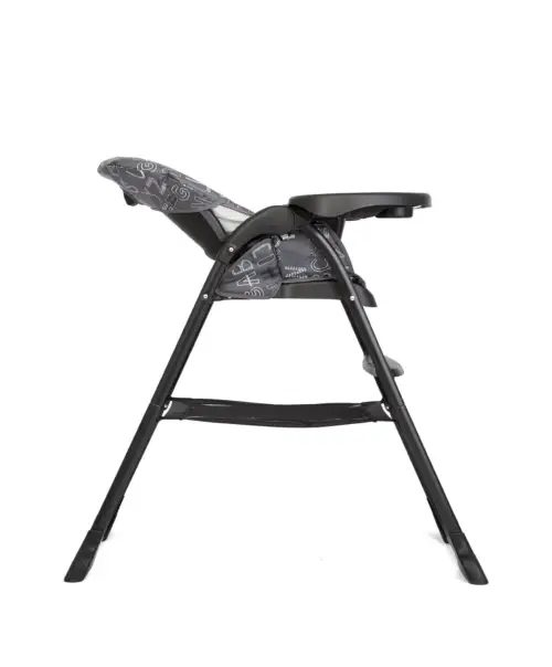 Joie mimzy Snacker Highchair - ABC Charcoal