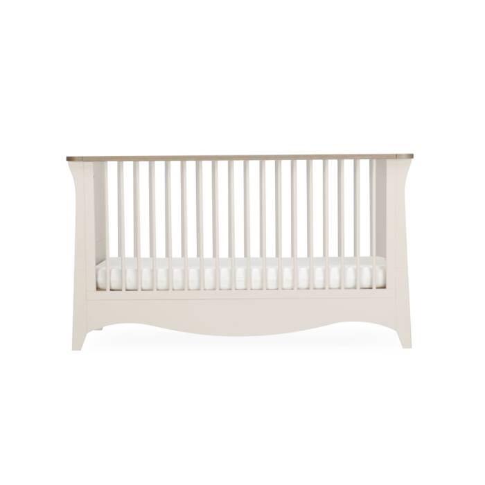 CuddleCo Clara Cot Bed - Cashmere & Ash