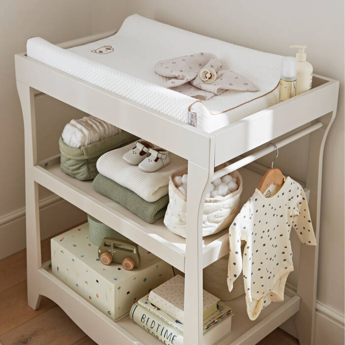 CuddleCo Clara Mini 2 Piece Nursery Furniture Set - Cashmere