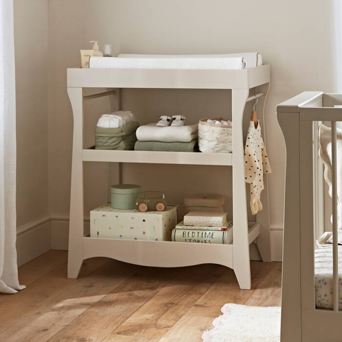 CuddleCo Clara Mini 2 Piece Nursery Furniture Set - Cashmere