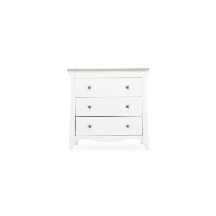 CuddleCo Clara Dresser Changer - White & Ash