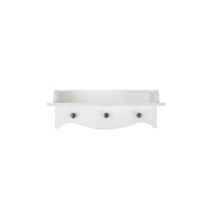 Cuddle Co Clara Nursery Shelf - White