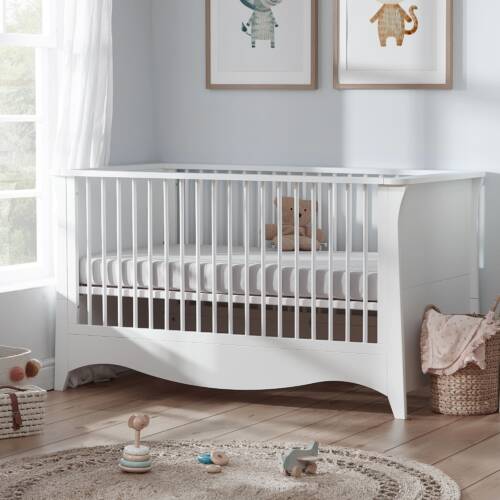 CuddleCo Clara 2 Piece Nursery Furniture Set - White