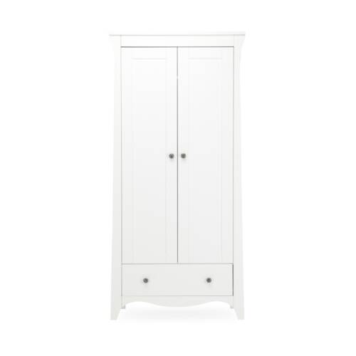 CuddleCo Clara 2 Door Nursery Wardrobe - White