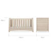 CuddleCo Isla Cot Bed - Ash