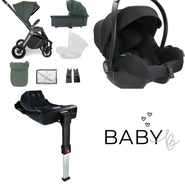 My Babiie Travel System with Avionaut Cosmo Smart– Forest Green