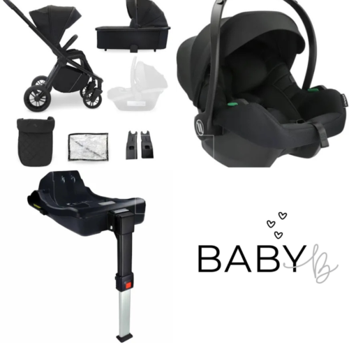 My Babiie Travel System with Avionaut Cosmo Smart– Black