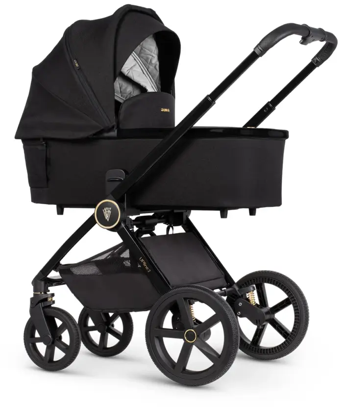 Venicci Upline 2 Travel System- All Black