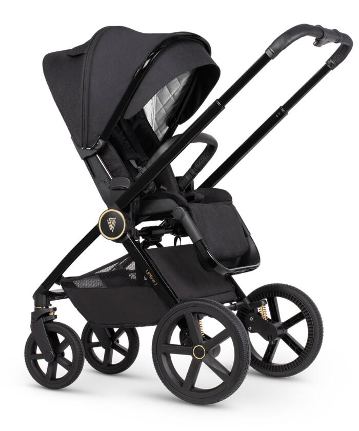 Venicci Upline 2 Travel System- All Black