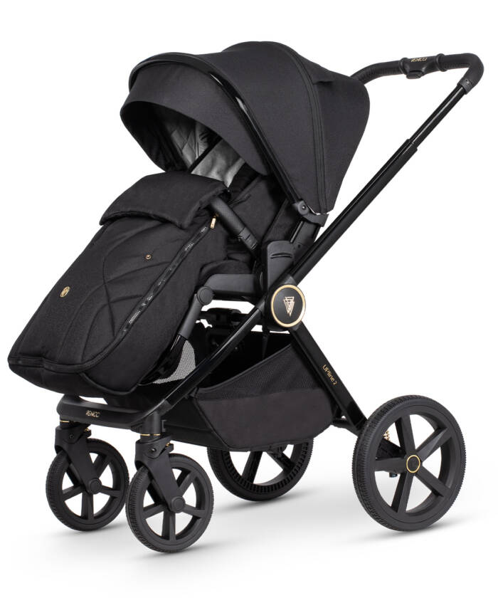 Venicci Upline 2 Travel System- All Black