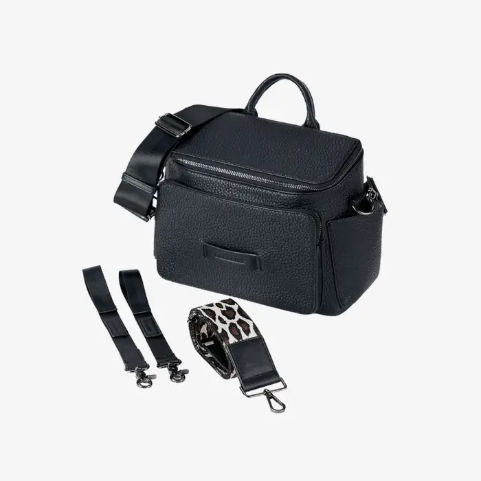 Bababing Isla Daypac - Black Leather