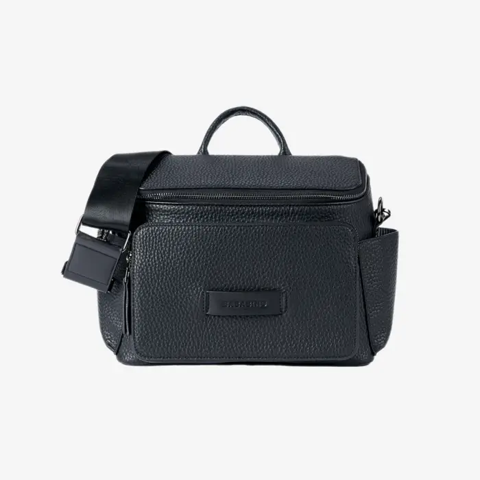 Bababing Isla Daypac - Black Leather