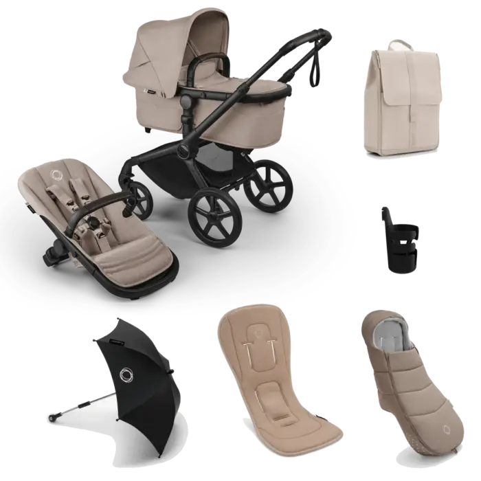 Bugaboo Fox 5 Renew Complete Pushchair bundle- Desert taupe