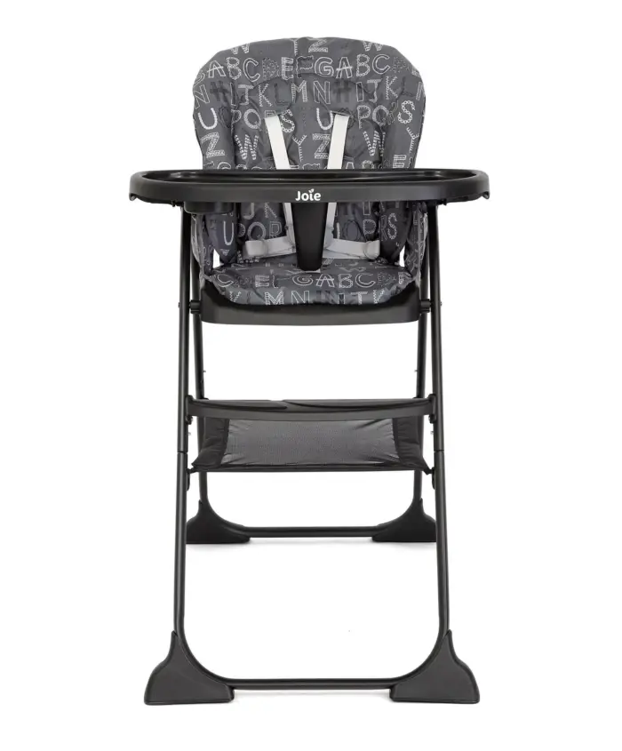 Joie mimzy Snacker Highchair - ABC Charcoal