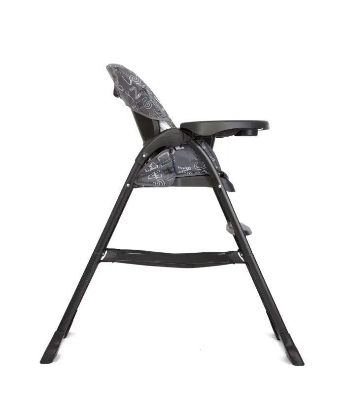 Joie mimzy Snacker Highchair - ABC Charcoal