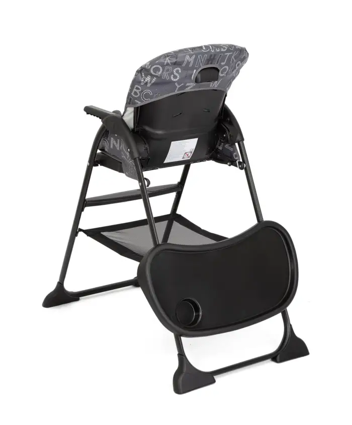 Joie mimzy Snacker Highchair - ABC Charcoal