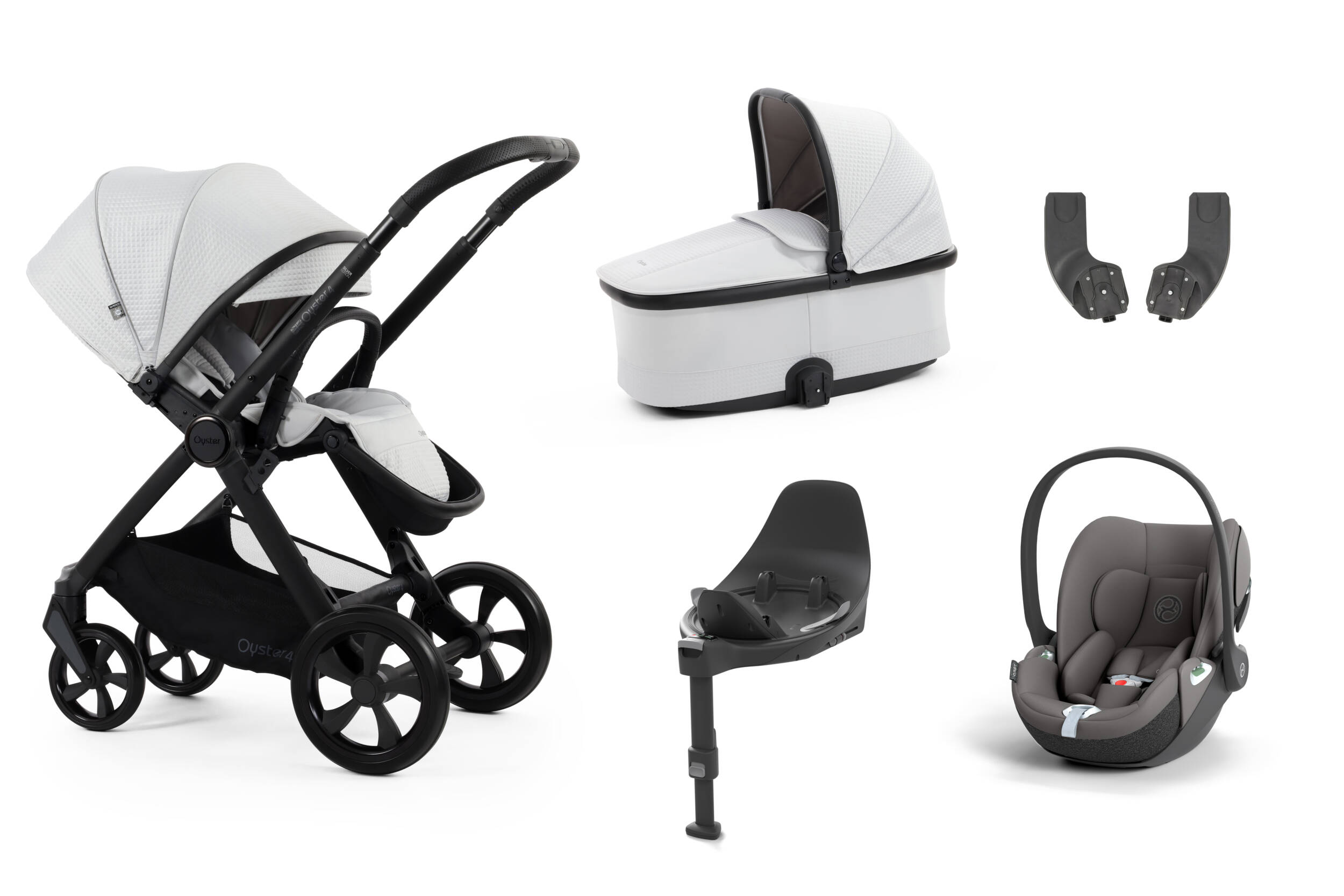 BabyStyle Oyster 4 Essential Bundle Jubilee Cybex Cloud T Grey