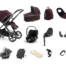BabyStyle Oyster 4 Ultimate Bundle Mulberry Cybex Cloud T Black