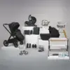 Bababing 18pc Raffi MKII Travel, Home & Feeding Bundle - Gloss Black
