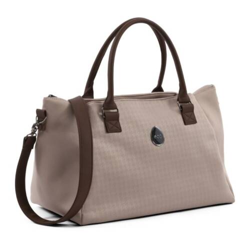 babyb egg overnight bag hounstooth almond