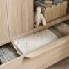 Franklin 3 Piece Cotbed Range with Dresser Changer & Double Wardrobe - Oak