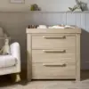 Franklin 3 Piece Cotbed Range with Dresser Changer & Double Wardrobe - Oak