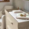 Franklin 3 Piece Cotbed Range with Dresser Changer & Double Wardrobe - Oak