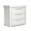 Mamas & Papas Franklin 2 Piece Cotbed Set with Dresser Changer - White Wash