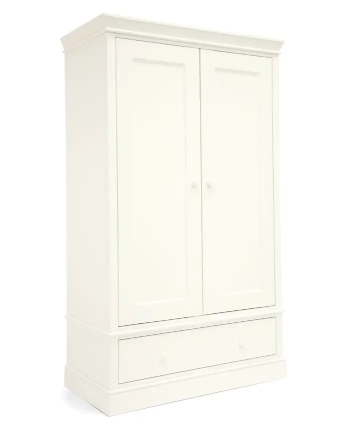 Mamas & Papas Oxford 3 Piece Cotbed Range with Dresser Changer & Wardrobe - White