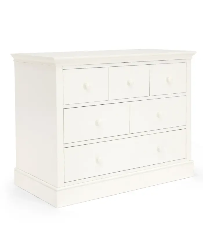 Mamas & Papas Oxford 3 Piece Cotbed Range with Dresser Changer & Wardrobe - White - Image 2