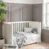Mamas & Papas Oxford 3 Piece Cotbed Range with Dresser Changer & Wardrobe - White