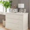 Mamas & Papas Oxford 3 Piece Cotbed Range with Dresser Changer & Wardrobe - White