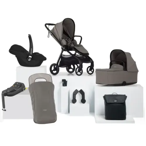 Mamas & Papas Vardo Essential Bundle in Storm + Free Maxi Cosi Cabriofix Car Seat