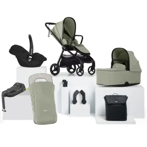 Mamas & Papas Vardo Essential Bundle in Sage+ Free Maxi Cosi Cabriofix Car Seat