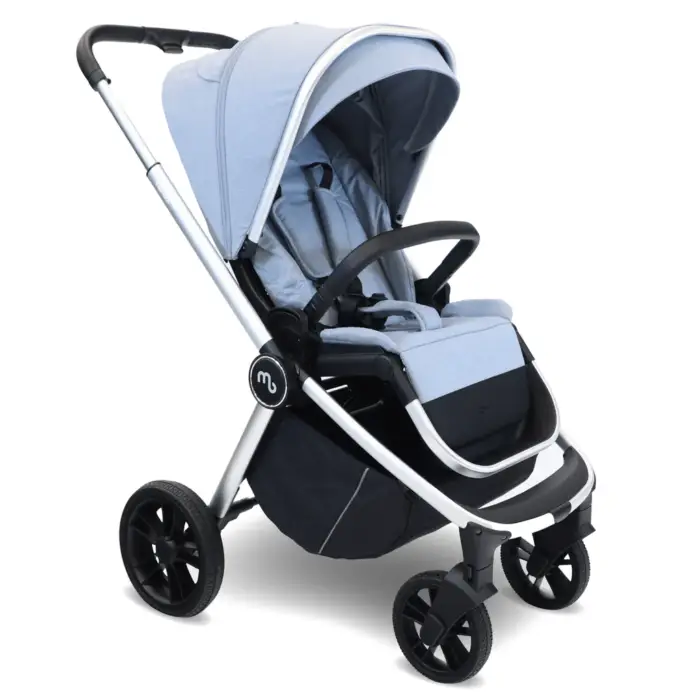 My Babiie Travel System with Britax Babysafe Pro Car Seat Steel Blue