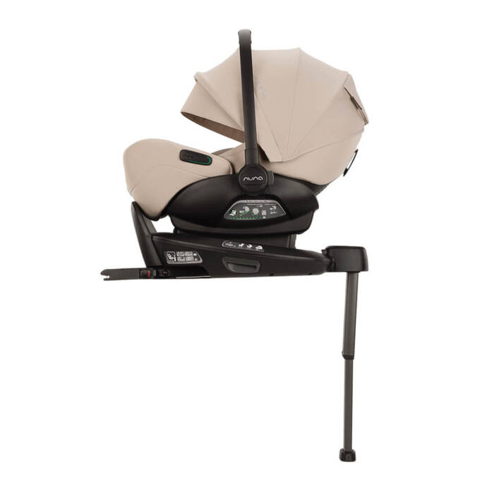 Nuna Triv Next + Arra Flex & Base Curv Travel System Bundle - Biscotti 31