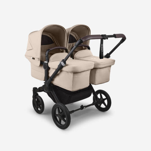 Bugaboo Donkey 5 Twin carrycot and seat pushchair-Desert Taupe