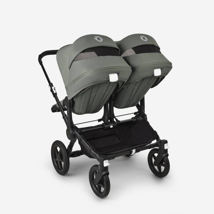 Bugaboo Donkey 5 Twin carrycot and seat pushchair- Forest Green