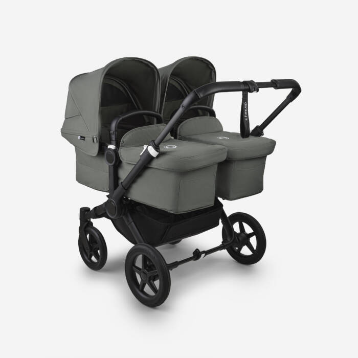 Bugaboo Donkey 5 Twin carrycot and seat pushchair- Forest Green