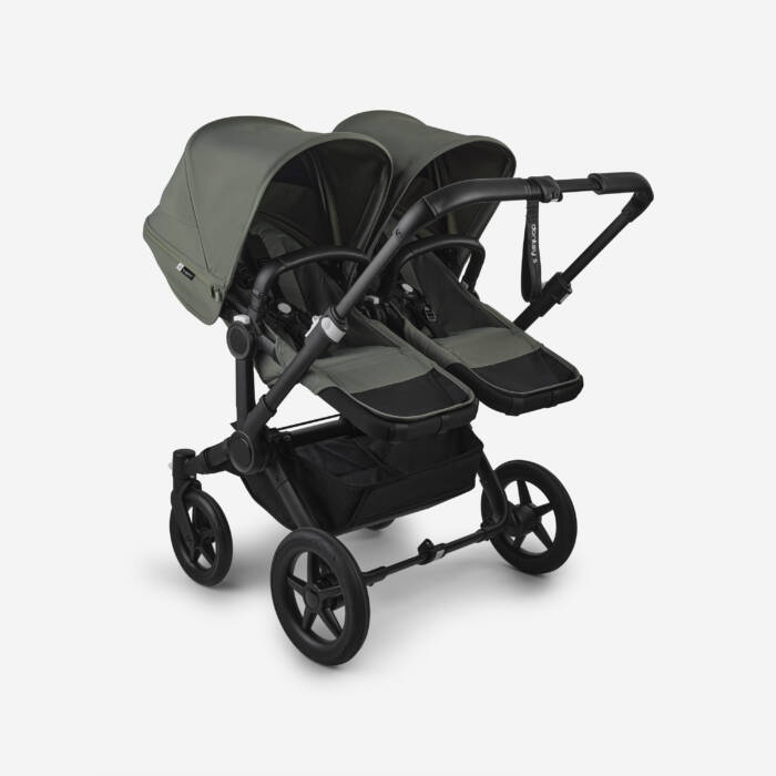 Bugaboo Donkey 5 Twin carrycot and seat pushchair- Forest Green