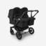Bugaboo Donkey 5 Twin carrycot and seat pushchair- Midnight Black