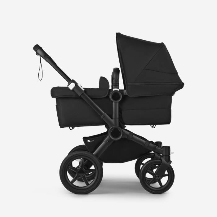 Bugaboo Donkey 5 Twin carrycot and seat pushchair- Midnight Black