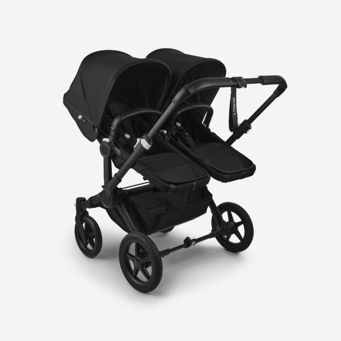 Bugaboo Donkey 5 Twin carrycot and seat pushchair- Midnight Black