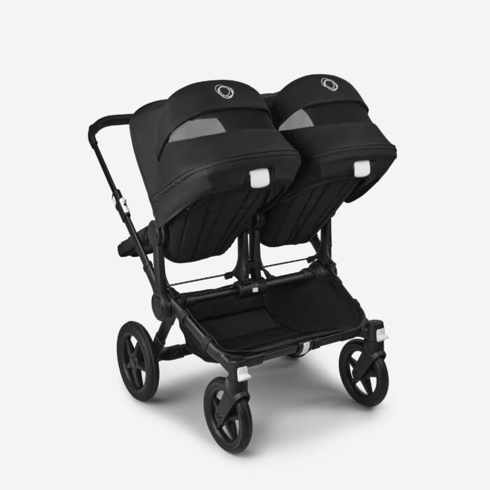 Bugaboo Donkey 5 Twin carrycot and seat pushchair- Midnight Black