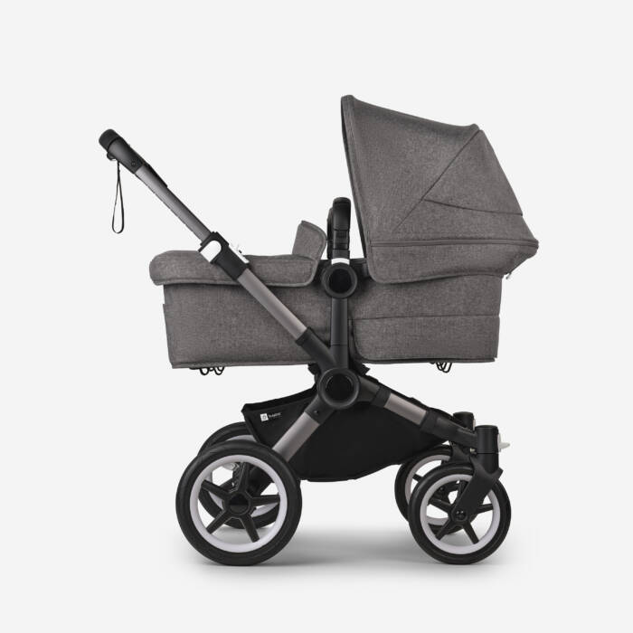 Bugaboo Donkey 5 Twin carrycot and seat pushchair- Grey Melange