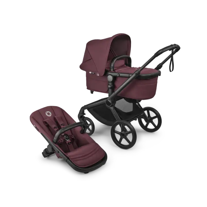 Bugaboo Fox 5 Renew Ultimate (Cloud T) Travel System - Dark Cherry