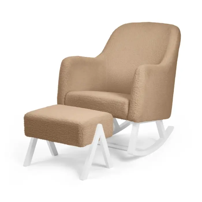 Ickle Bubba Roxby Nursery Chair & Stool - Mocha