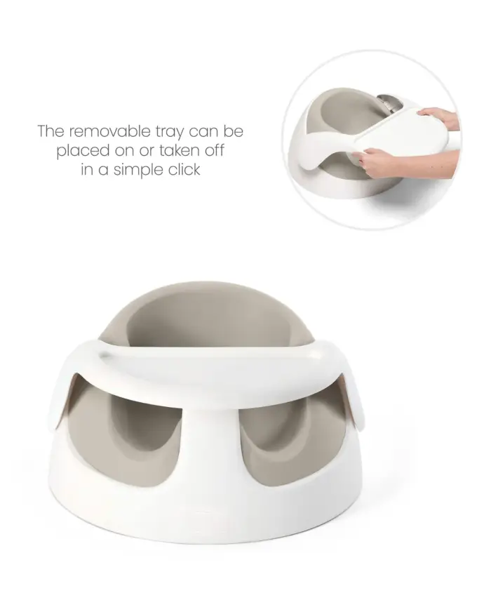 Mamas & Papas Snug Floor Seat with Activity Tray - Clay