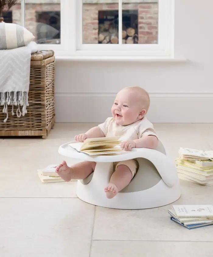 Mamas & Papas Snug Floor Seat with Activity Tray - Clay