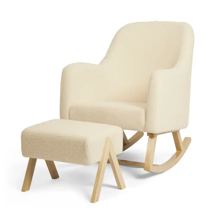 Ickle Bubba Roxby Nursery Chair & Stool - Cloud